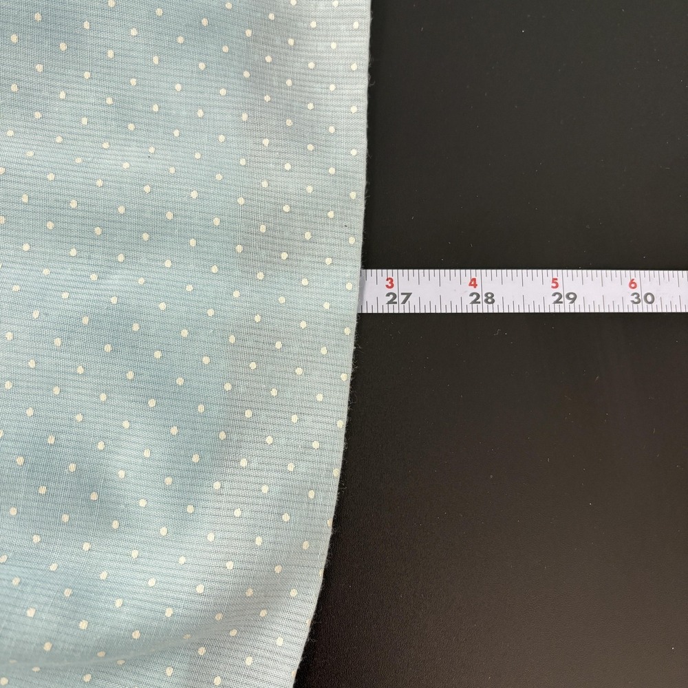 Vintage Polly Flinders Dress Girls 8 Blue Polka Dot Smocked Lace Party Formal - Picture 10 of 13